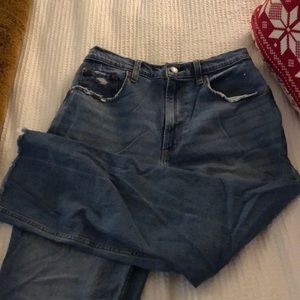 abercrombie ankle straight jeans